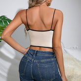 Black&White Velvet Corset top